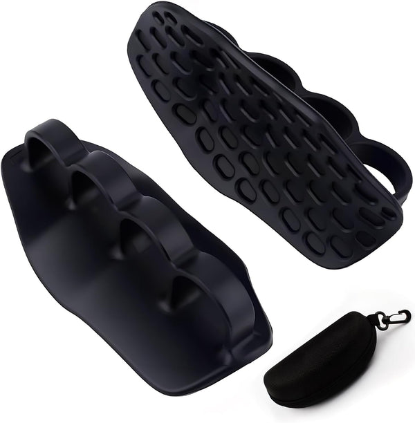 Workout Gloves for Men and Women,Anti-Slip Workout Grips,Rubber Gym Grips Pads for
