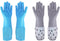 Pet Grooming Gloves Pet Hair Remover, Silicone Heat Resistant Cleaning Gloves with High-Density Teeth for Dogs