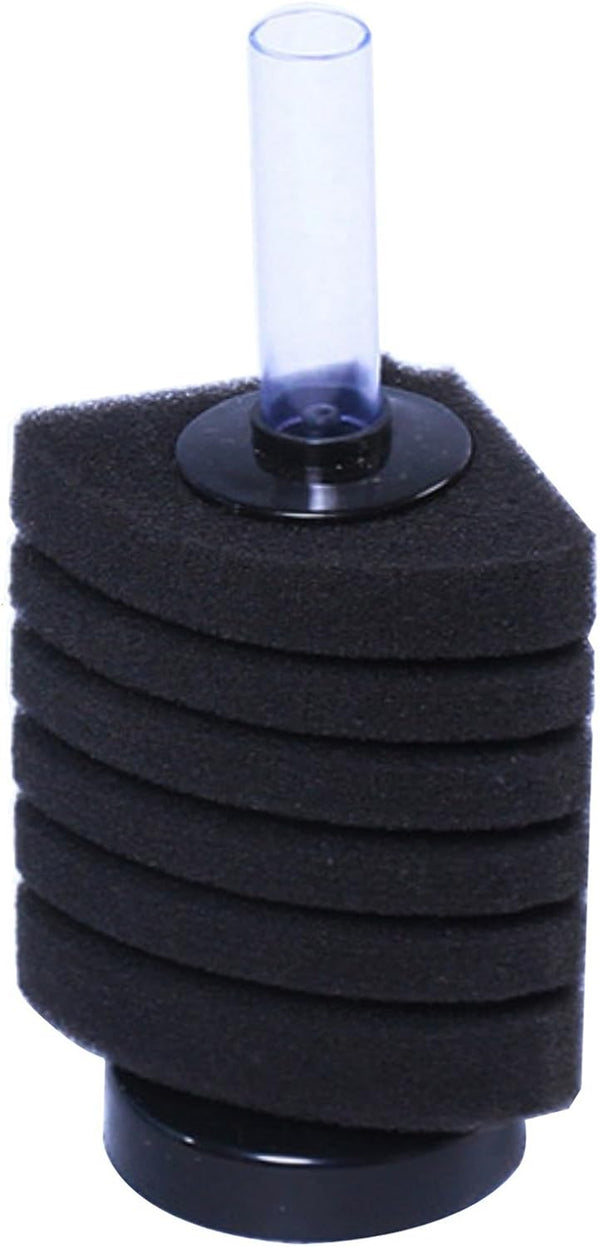 AQUANEAT Aquarium Bio Corner Sponge Filter - For Breeding Shrimp Nano Fish Tank, up to 15Gal
