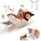 LIFLIX Flappy Bird Cat Toy for Indoor Cats, Simulated Chirping Flapping Wings
