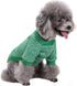 Pet Dog Classic Knitwear Sweater - Warm Winter Puppy Pet Coat, Soft Sweater Clothing for Small Dogs (XXS, Green)