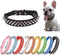 Spiked Dog Collar with Mushrooms Rivet Spike, Anti-Bite Studded PU Leather for XXS XS Small Medium Large Dogs