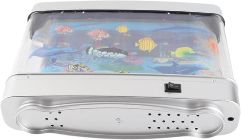 Sorandy USB Powered Fake Fish Tank, Dynamic Aquarium Lamp, Relaxing Sensory Night Light with HD Motion, Ideal for Kids