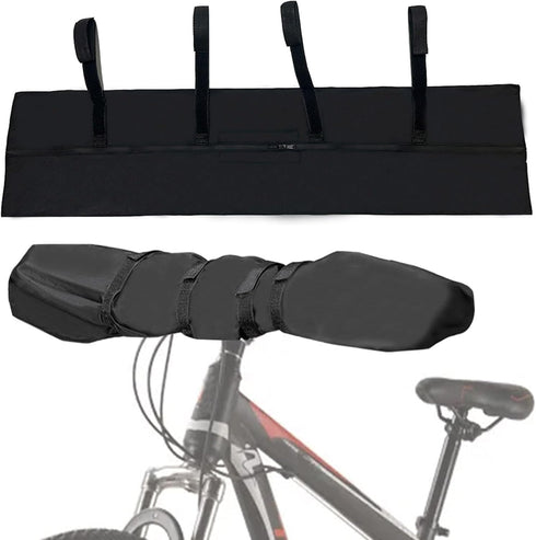 Handlebar Cover for Ebike Transport Protection, (35.8*9 in) Widen Lengthen Handlebar Protective Cover for Bicycle