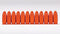 A-ZOOM 9MM Luger SNAP Cap, Orange, 12PK
