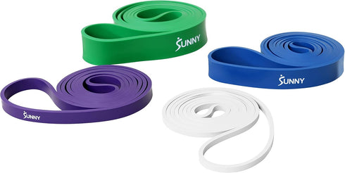 Sunny Health & Fitness Strength Training Pull Up Workout Resistance Band for Home Gym and Muscle Building