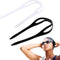 Universal Swimming Goggles, Swim Glasses with Silicone Strap, Black/Clear Replacement Accessories