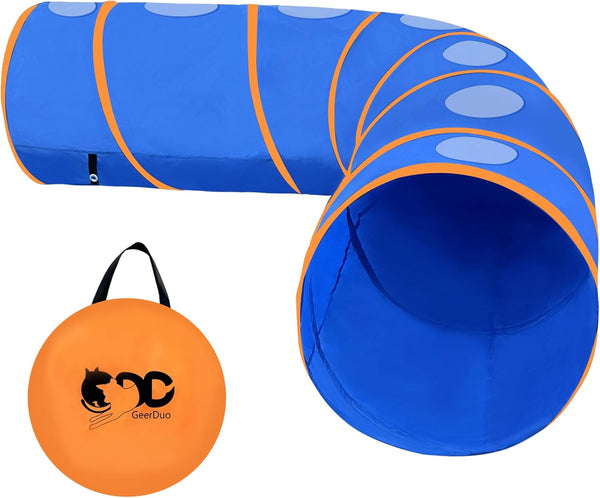 Dog Agility Tunnel with Breathable Mesh, Training Equipment with Carry Bag