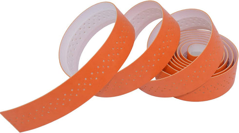 KINGOU Luxury PU Leather Handlebar Tape for Fixed Gear/Road Bike with 2 Reflective Plug