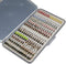N/P 133pcs/Set Ultra-Thin Portable Nymph Scud Midge Flies Kit Assortment with Box for Trout Fishing