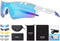 ITSCOOL Polarized Sports Sunglasses - 5 Interchangeable Lenses for Men Women Softball Baseball Cycling Glasses