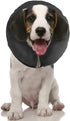 ZenPet Protective Inflatable Recovery Collar for Dogs and Cats - Soft E-Collar, Prevents Touching Stitches, Small