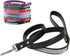Scicalife PU Leather Dog Leash, Colorful Walking Leash with Sparkly Studded Rhinestone for Cats or Dogs (Black)