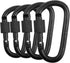 Vonpri Locking Carabiner Clip, 3 Inch D Ring Spring Snap Key Chain Hook, Aluminum for Outdoor Travel Camping