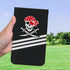 Golf Leather Scorecard Holder Cover with American Flag Golf Ball Marker, Free Pencil, 4.33 × 7.48 inches