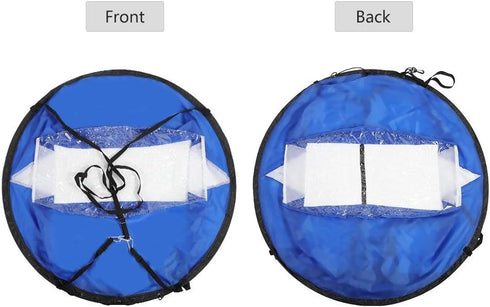 VGEBY 42Inch Wind Sail - Foldable Popup Board Paddle Downwind Sail Kit for Kayaks, Canoes, and Paddle Boards
