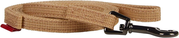 PUPPIA Two Tone Dog Lead - Beige - Strong Durable Comfortable Grip for Small & Medium Dogs