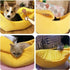 Creative Banana Shape Dog Cat Bed, Cute Banana Puppy Pad Kennel, Warm Soft Pet Supplies for Kitten Puppy (Small)