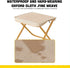 Generic Portable Foldable Camping Chair Lightweight Fishing & Outdoor Stool with Storage Bag, Durable Metal Frame, Easy