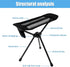 Hammock Universal Camping Chair Foot Rest, Folding Attachable Footrest Leg Rest Outdoor Chair, Portable Foot Camping