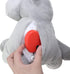 3T group Heartbeat Puppy Toy, Stuffed Animal with Heartbeat for Calming Sleep Aid and Anxiety Relief (Gray)