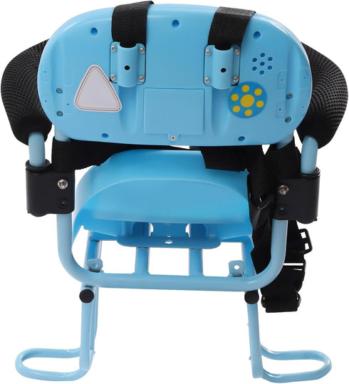 SHATUOA 6 6 Removable Rear Kids Bike Seat, Portable Baby Safety Rear Seat with Soft Cushion, Back-Mounted Child Bike