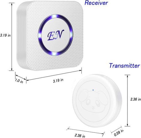 Training,Communication 3 2 EverNary Dog Door Bell,Smart Dog Bells to Go Outside,Doorbell for Potty Bell for Puppies