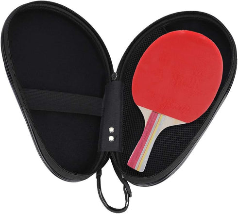 VGEBY Waterproof Table Tennis Racket Hard Case, PU Cover for Ping Pong Bat Bag