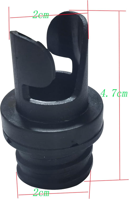 SUP Paddleboard Pump Adapter Valve with 4 Air Nozzles for Inflatable Beds, Kayaks, Boats, and Tires