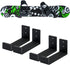 Poskad Ski Wall Mount Display, Snowboard Wall Rack, Solid Aluminum Shelf Brackets for Home and Garage Storage