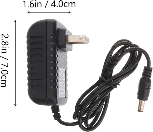 LED Power Adapter AC110-240V DC12V 1A Switching Converter for Aquarium Fish Tank Light (US Plug).