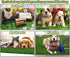 SSRIVER Pad,50.1x30.5In Dog Grass Fake Grass for Dogs,Artificial Grass Pee Pad for Puppies Potty Training Indoor