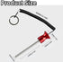 Gym Pin, Universal Aluminum Alloy Weight Stack Pin with Pull Rope for Fitness Equipment Training