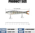 TRUSCEND Easy Catch Swimmax Fishing Lures, Magic Noisy Turbulent Wiggling Action for More Bites, Must-Have