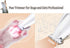 Qsrsjcq Trimmer (2sets) Electric Dog Shaver with LED Light, Rechargeable Low Noise Pet Hair Clipper