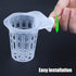 Generic 2PCS Aquarium Plant Holder - Translucent PP Plant Pot with Holes - Hangable Fish Tank Plant Stand for Indoor