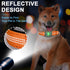 Airtag Dog Collar, Waterproof Holder, Luminous Reflective, Comfortable Padded Adjustable for Small Medium Large Dogs,