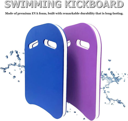 Kickboards for Swimming - Swim Training Aid Kick Board for Adults and Kids with Integrated Hole Handle