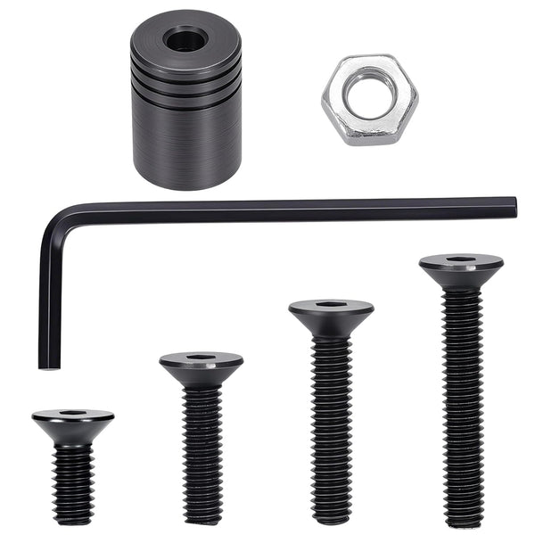 NEATABY Quick Detach Swivels Mount Base Adapter Kit, Black Metal Stud Wrench, 7