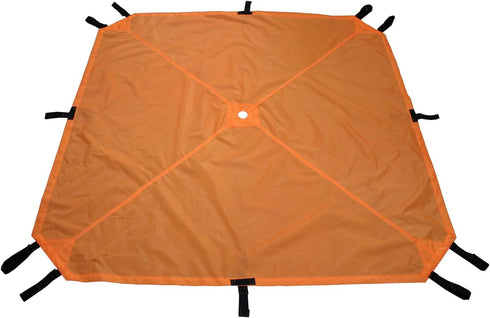 HME Durable Highly-Visible 2800 Total Sq Inches Executioner 4-Sided Bright Orange Blind Cap for Hub-Style Blinds