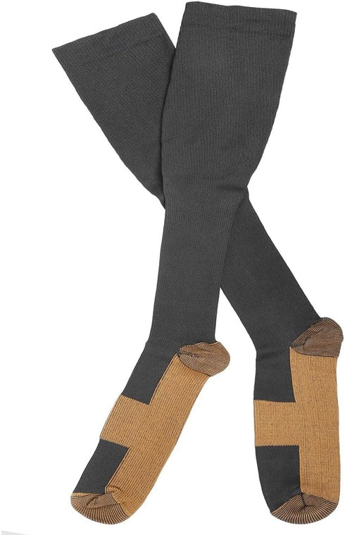Sirosky 1 Compression Socks Graduated Support Sock Feet Pain Relieving Ache Relief for Men Woman Over the Calf Below