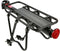 GOTOTOP Strong Alloy Rear Bike Rack, Black Pannier Bag Luggage Carrier, 55 Lbs Capacity with Reflector for Bike Cycle