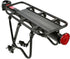 GOTOTOP Strong Alloy Rear Bike Rack, Black Pannier Bag Luggage Carrier, 55 Lbs Capacity with Reflector for Bike Cycle