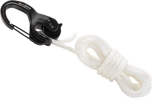 Nite Ize CamJam XT Aluminum Rope Tightener, Versatile Tie Down Cam Mechanism with Carabiner Clip