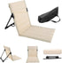 Aetherize Beach Mat Recliner Lightweight Beach Mat with Backrest One-Step Assembly Foldable Chair with Carry Bag