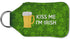 Kiss Me I'm Irish Hand Sanitizer & Keychain Holder - Small