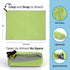 Backpacking 16x28) Ultralight Quick Dry Microfiber Soft Fast Drying Hand and Face Towel Wash Cloth Camping Yoga Hiking