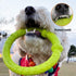 LaRoo Dog Toys for Aggressive Chewers, Floatable Dog Flying Disc, 3 Sizes Dog Tug Toy, Interactive Dog Toys