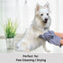 Penny & Niko Microfiber Pet Towel Mitts - 2 Pack Large Paw Cleaning Mitts for Dogs and Cats, Gray