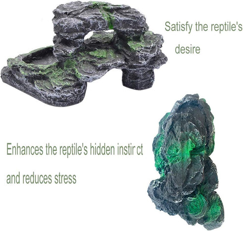 PINVNBY Turtles Dock for Aquarium Reptile Basking Platform for Turtles, Frogs, Newts (1 Pack)